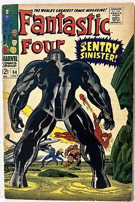 Buy Fantastic Four #64 - 1st Appearance Of Sentry - 1967 Marvel Comics FN • 38.82£