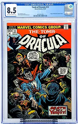 Buy The Tomb Of Dracula #13 CGC 8.5 1973 Origin BLADE The Vampire Slayer JUST GRADED • 135.80£