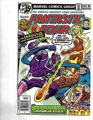 Buy Fantastic Four #204, 1979, NM/VF, 9.0,  Stan Lee Era FF Classic, Bronze Age • 15.53£