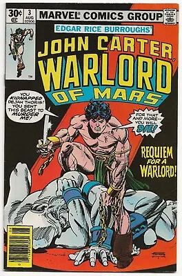 Buy John Carter Warlord Of Mars (1977 Series) # 3 * FN * Marvel • 5.82£