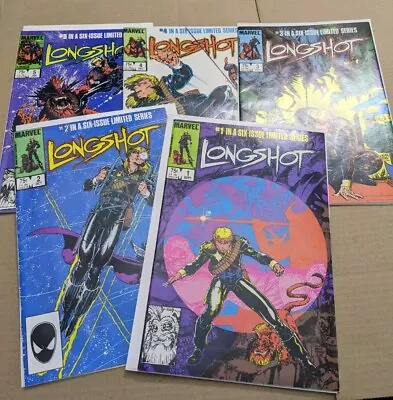 Buy Longshot 1-5 One Shot 1985 FN To NM First Longshot & Mojo Vintage Marvel Comics  • 29.12£