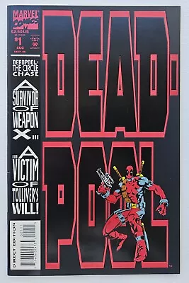 Buy Deadpool #1 (1993) The Circle Chase 1st Solo Series MCU Movie Marvel NM- • 10.53£