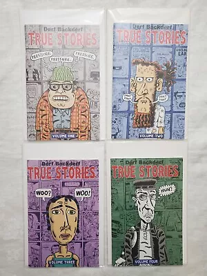 Buy True Stories #1 2 3 4 FULL SET #1-4 Alternative Comics #1-2 SIGNED Derf Backderf • 155.32£