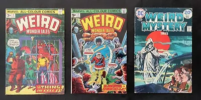 Buy Weird Mystery Tales #11/Weird Wonder Tales #5&11 Bargain Bundle DC Comics.1974-5 • 16£