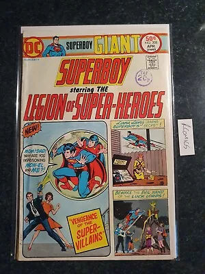 Buy Superboy And The Legion Of Superheroes 208 Classic Bronze Age 1st Crav-Nah • 0.99£