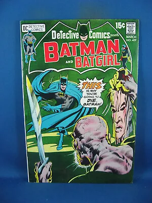 Buy Detective Comics 409 Batman F  Vf  Dc 1971 Batgirl • 31.06£