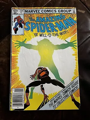 Buy Amazing Spider-Man #253 NEWSSTAND (1984) John Romita Jr. Will O Wisp!!! • 3.20£