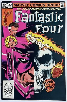 Buy Fantastic Four #257 (1983) Galactus Appearance Death Of Empress R'Kill Marvel • 12.95£