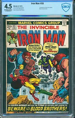 Buy Iron Man #55 (Marvel, 1973) CBCS 4.5 - KEY • 368.89£
