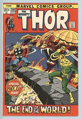 Buy THOR #200 Loki Odin Ragnarok End Of The John Buscema World VF Marvel 1972 J • 31.06£