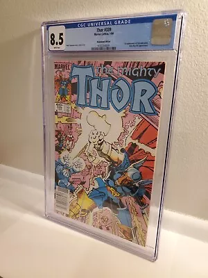 Buy Thor #339 CGC 8.5 Newsstand 1984 - 1st App. Stormbringer Axe • 42.71£