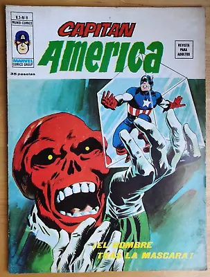 Buy Captain America #115 - RARE Spain Foreign - REDRAWN Cover Red Skull Severin • 73.78£