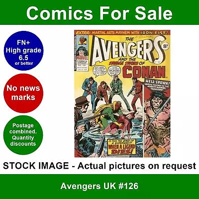 Buy Avengers UK #126 Comic - FN/VFN Clean 14 February 1976 - Marvel UK • 6.99£