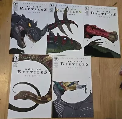 Buy Age Of Reptiles The Hunt  #1-5 (1996) Complete Set Vf/nm Dark Horse • 24.95£
