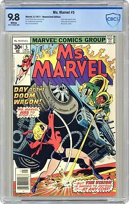 Buy Ms. Marvel #5 CBCS 9.8 Newsstand 1977 20-077980C-005 • 170.85£