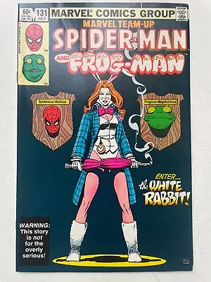 Buy Marvel Team-Up #131 8.0 (OW/W) Very Fine 1st App. Of White Rabbit 1983 • 11.61£