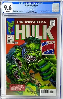 Buy Immortal Hulk (2021) # 43 CGC 9.6 NM+ *Bennett Homage Variant Cover* • 38.83£