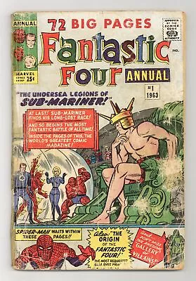Buy Fantastic Four Annual #1 PR 0.5 1963 • 47.37£