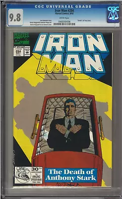 Buy Iron Man #284 CGC 9.8 White Pages  Death  Of Tony Stark • 104.45£
