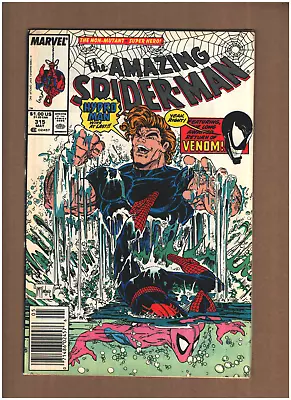 Buy Amazing Spider-man #315 Newsstand Marvel Comics 1989 VENOM Todd McFarlane VF+ • 23.27£