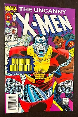 Buy UNCANNY X-MEN #302 (Marvel Comics 1993) -- NEWSSTAND VARIANT -- NM- • 7.91£
