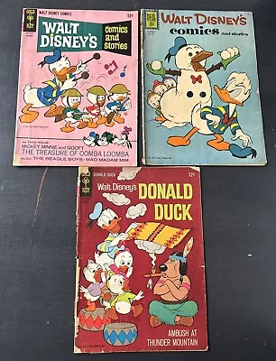 Buy Lot 3 Walt Disney’s Comics And Stories & Donald Duck See Pics For Cond. Com6 • 8.89£