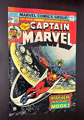 Buy CAPTAIN MARVEL #37 (Marvel Comics 1975) -- Bronze Age Superheroes -- VF/NM • 19.41£