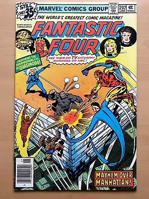 Buy Fantastic Four #202 (VF).  Quasimodo App.  Marvel Comics 1979.  NEWSTAND • 3.88£