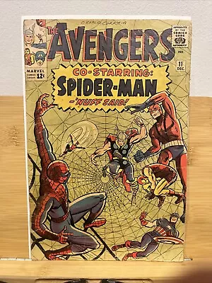 Buy AVENGERS #11. DEC 1964. Marvel. 1st Meeting Spicy & Avenger. 2nd KANG. KEY 🔥🔥 • 160£