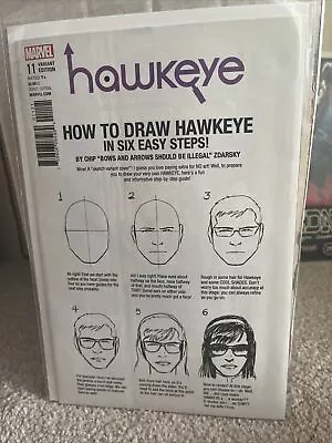 Buy All New Hawkeye #11 How To Draw.. Chip Zdarsky Variant (2017) • 0.99£