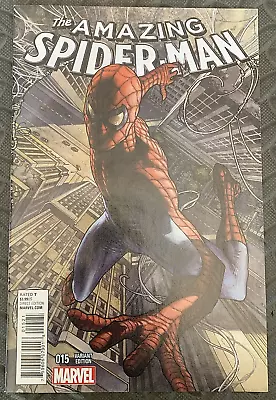 Buy Amazing Spider-Man #15 Vol #3 2015 1:25 Simone Bianchi Variant NM • 9.95£