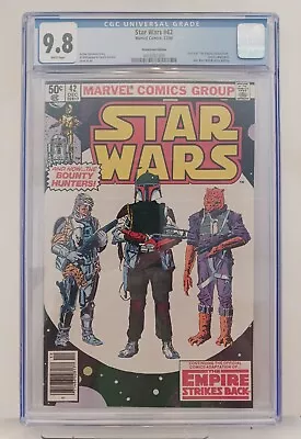 Buy Star Wars #42 CGC 9.8 Empire Strikes Back Pt.4 (Newsstand Variant) 1st Boba Fett • 1,086.48£