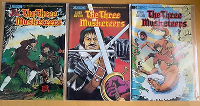 Buy The Three Musketeers :COMPLETE 3 Issue Eternity Comics 1988 Series.Dumas.Makinen • 9.99£