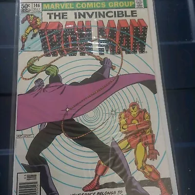 Buy THE INVINCIBLE IRON MAN #146 Marvel Comics 1981 1st App Blacklash VF+ VINTAGE • 11.64£