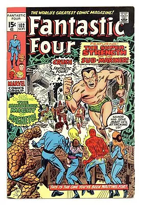 Buy Fantastic Four #102 VG+ 4.5 1970 • 14.37£