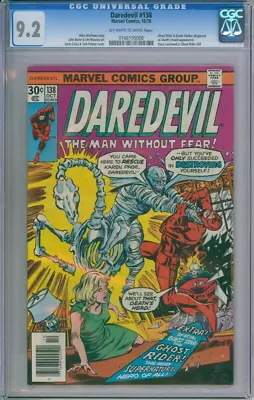 Buy Marvel Comics Daredevil #138 CGC 9.2 • 49.48£