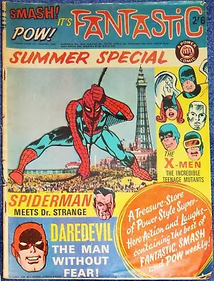 Buy Fantastic Summer Special-marvel Comics Uk-spider-man-daredevil #1-thor-1968 • 252.85£