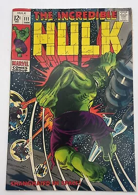 Buy THE INCREDIBLE HULK Marvel Comic No. 111 Jan. — MUST LOOK  • 26.79£