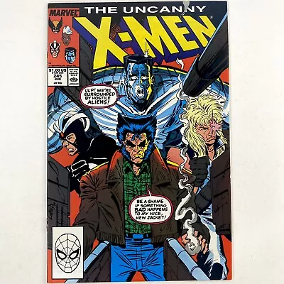 Buy Uncanny X-Men #245 Marvel Comics Vintage 1989 Rob Liefeld Yoda Boba Fett Cameo • 6.21£