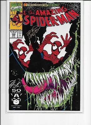 Buy The Amazing Spider-Man #346 1991  Erik Larsen  Autographed!! GOLD Signature!!! • 58.35£