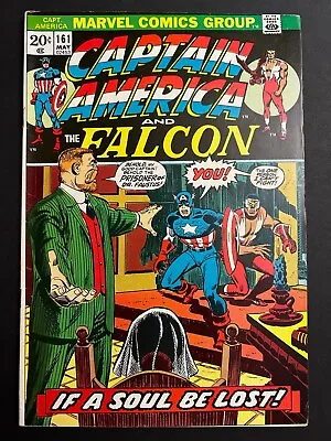 Buy Captain America 161 FN+ -- Dr. Faustus App. Marvel 1973 • 13.98£