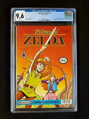 Buy LEGEND OF ZELDA  #1  CGC 9.6 WHITE  PAGES - EXCELLENT Registration  NEW CGC Case • 229.10£