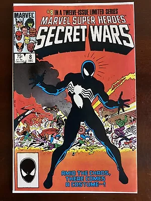Buy Marvel Super Heroes Secret Wars 8 (1984) Origin Of Black Suit Spider-Man • 155.31£