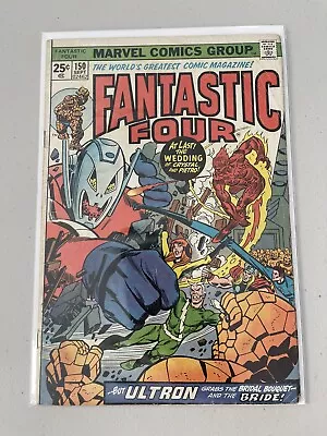 Buy Fantastic Four #150 - Marriage Of Quicksilver And Crystal 1974 • 11.65£