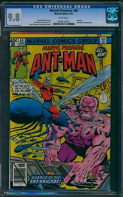 Buy Marvel Premiere #48 ❄️ CGC 9.8 WHITE Pages ❄️ 2nd Scott Lang As Ant-Man! 1979 • 143.67£