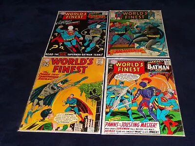 Buy Worlds Finest Comics 128 162 167 182 Dc Comics Batman Superman Lot Missing 156 • 54.35£