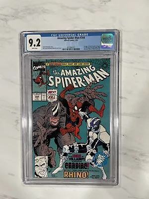 Buy Amazing Spider-Man #344 CGC 9.2  1st Cletus Kasady  White Pages  1991 • 38.05£