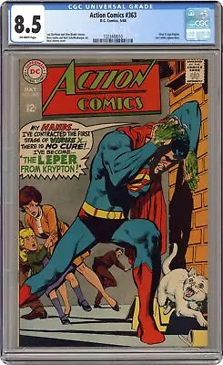 Buy Action Comics #363 CGC 8.5 1968 1223448010 • 77.66£