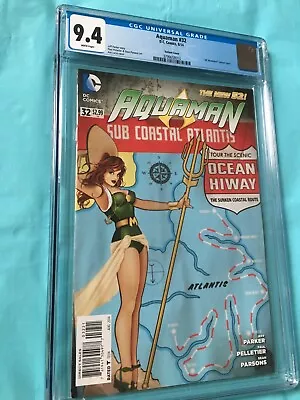 Buy Aquaman #32 Bombshell Variant CGC 9.4 (DC, 2014) • 27.18£