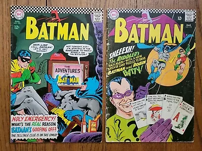 Buy Batman 179 183 Key Silver Age Comic Lot 2nd Riddler Poison Ivy • 58.35£